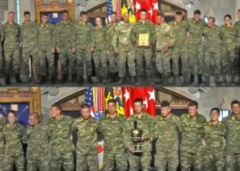 Διάκριση της Σχολής Ευελπίδων στο διεθνή διαγωνισμό δεξιοτήτων Sandhurst στις ΗΠΑ