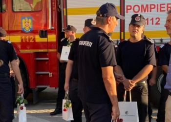 Θεσσαλονίκη: 29 Ρουμάνους πυροσβέστες υποδέχθηκε στο Δημαρχείο ο Κωνσταντίνος Ζέρβας