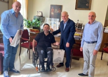Συναντήθηκαν για το Παγκόσμιο Challenger Boccia ο Γ. Καπελλάκης και ο δήμαρχος Ηρακλείου
