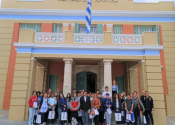 Αντιπροσωπεία μαθητών του ERASMUS στην Περιφέρεια Κρήτης