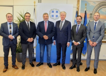 Συνάντηση του Περιφερειάρχη Αττικής Γ. Πατούλη με τον Πρόεδρο του Κογκρέσου Τοπικών και Περιφερειακών Αρχών του Συμβουλίου της Ευρώπης Leendert Verbeek