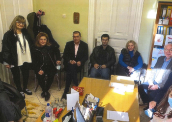 Επισκέψεις στελεχών της Νέας Δημοκρατίας στο Βρεφοκομείο “Αγιος Στυλιανός” και στον “Φάρο του Κόσμου”