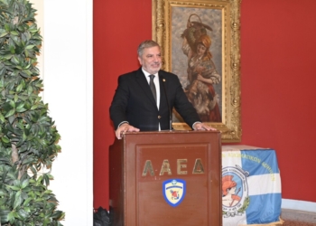 Στην κοπή της πίτας του Συνδέσμου Εφέδρων Αξιωματικών Αθηνών o Περιφερειάρχης Αττικής