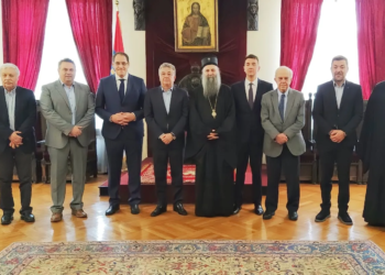 Με τον Πατριάρχη Σερβίας συναντήθηκε η κρητική αντιπροσωπεία με επικεφαλής τον Περιφερειάρχη Κρήτης