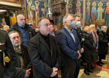 Ο Χρήστος Κέλλας στην πανηγυρίζουσα Ιερά Μονή Αγ. Στεφάνου Μετεώρων