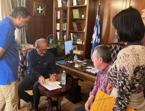 Σύμβαση για αρδευτικά έργα προϋπολογισμού 500.000 ευρώ υπέγραψε στην Κορινθία ο περιφερειάρχης Πελοποννήσου Π. Νίκας