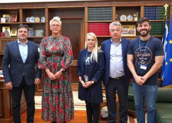 Επίσκεψη κλιμακίου του Διεθνή Οργανισμού Μετανάστευσης στον Περιφερειάρχη Κρήτης