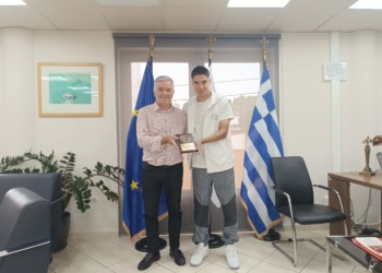 Τον Πρωταθλητή Ευρώπης Αργύρη Λιατσικούρα βράβευσε ο Ισίδωρος Μάδης