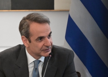 Μητσοτάκης στο Υπουργικό: Μαζί στα καλύτερα…