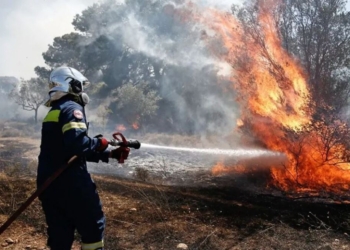 Υψηλός κίνδυνος πυρκαγιάς σήμερα σε Πελοπόννησο και Δυτική Ελλάδα