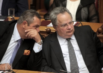 Θερμό επεισόδιο ΠΡΙΝ ΑΠΟ ΛΙΓΟ στην Ευελπίδων μεταξύ Πάνου Καμμένου και Νίκου Κοτζιά