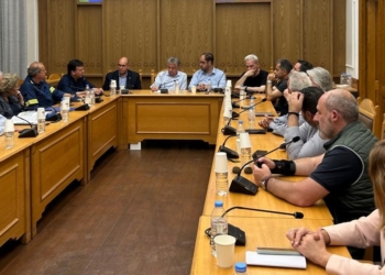 Στο Ηράκλειο ο Υπουργός Κλιματικής Κρίσης και Πολιτικής Προστασίας, Γιάννης Κεφαλογιάννης