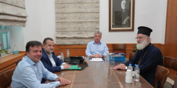 Στήριξη της Περιφέρειας Κρήτης στην αποκατάσταση του Ιερού Ναού Μεταμόρφωσης του Σωτήρος στο Αρκαλοχώρι